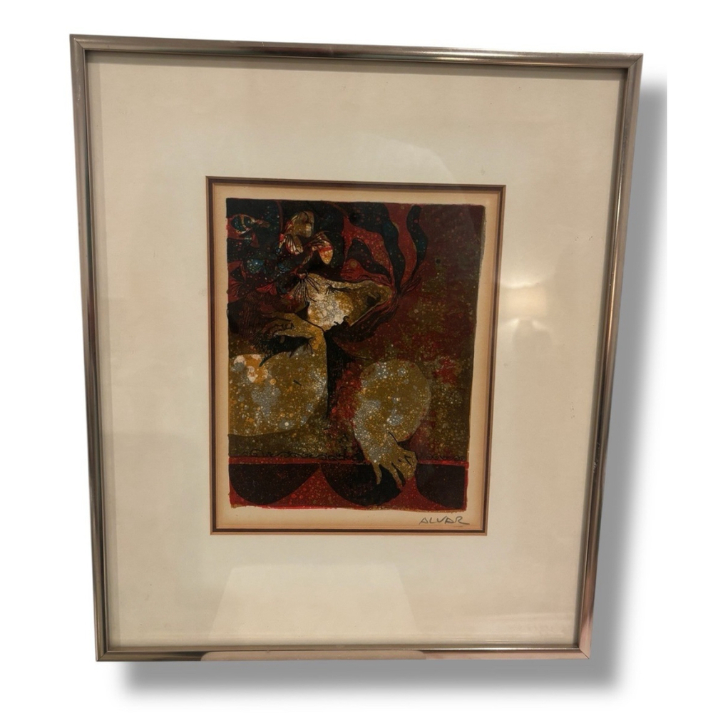 Alvar Sunol Munoz-Ramos Signed Art - La Paloma The Dove EA ARTIST !RARE!